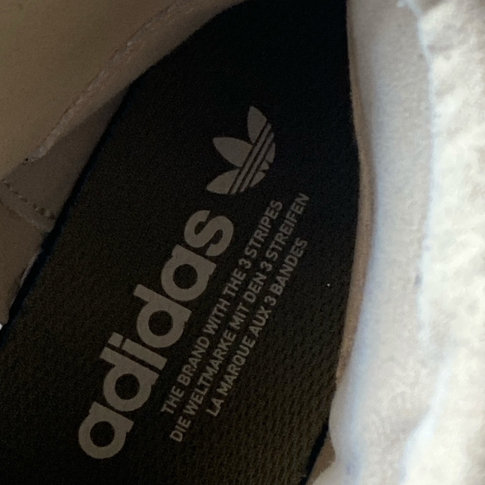 ADIDAS TUBULAR INVADER STRAP SNEAKER Neutral Color High Top Size 8  Like New - Picture 11 of 13